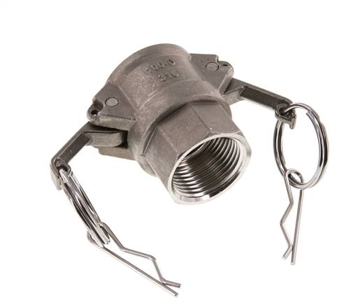 Camlock DN 25 (1'') Koppeling RvsRp 1'' met binnendraad Type D MIL-C-27487