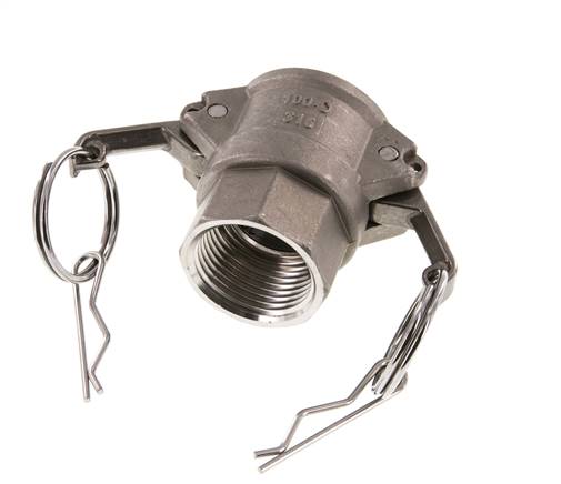 Camlock DN 25 (1'') Koppeling RvsRp 1'' met binnendraad Type D MIL-C-27487