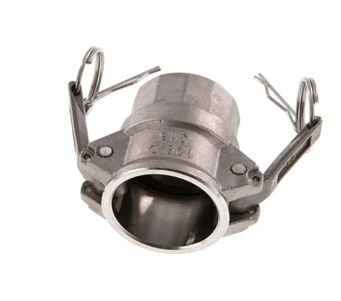 Camlock DN 32 (1 1/4'') Koppeling RvsRp 1 1/4'' met binnendraad Type D MIL-C-27487