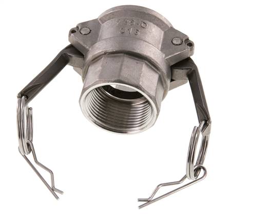 Camlock DN 32 (1 1/4'') Koppeling RvsRp 1 1/4'' met binnendraad Type D MIL-C-27487
