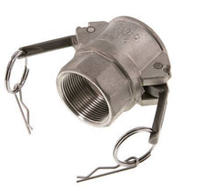 Camlock DN 40 (1 1/2'') Stainless Steel Coupling Rp 1 1/2'' Female Thread Type D MIL-C-27487