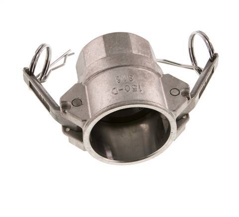 Camlock DN 40 (1 1/2'') Koppeling RvsRp 1 1/2'' met binnendraad Type D MIL-C-27487