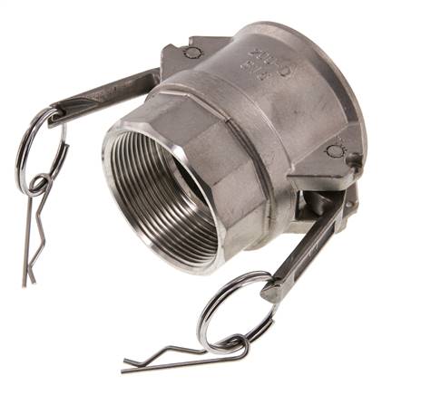 Camlock DN 50 (2'') Koppeling RvsRp 2'' met binnendraad Type D MIL-C-27487