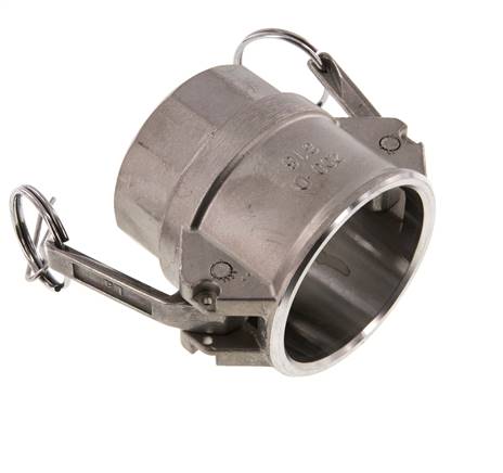 Camlock DN 50 (2'') Koppeling RvsRp 2'' met binnendraad Type D MIL-C-27487
