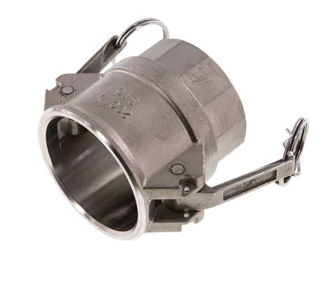 Camlock DN 50 (2'') Koppeling RvsRp 2'' met binnendraad Type D MIL-C-27487