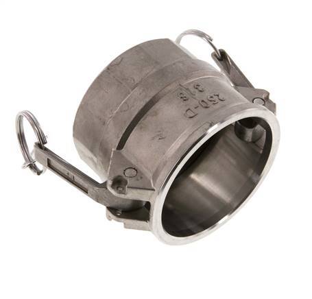 Camlock DN 60 (2 1/2'') Koppeling RvsRp 2 1/2'' met binnendraad Type D MIL-C-27487