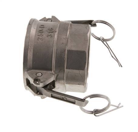 Camlock DN 60 (2 1/2'') Koppeling RvsRp 2 1/2'' met binnendraad Type D MIL-C-27487