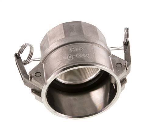 Camlock DN 75 (3'') Koppeling RvsRp 3'' met binnendraad Type D MIL-C-27487
