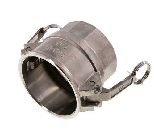 Camlock DN 75 (3'') Koppeling RvsRp 3'' met binnendraad Type D MIL-C-27487