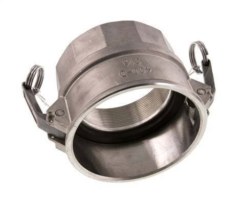 Camlock DN 140 (6'') Koppeling RvsRp 6'' met binnendraad Type D MIL-C-27487