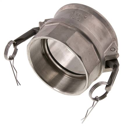 Camlock DN 140 (6'') Koppeling RvsRp 6'' met binnendraad Type D MIL-C-27487