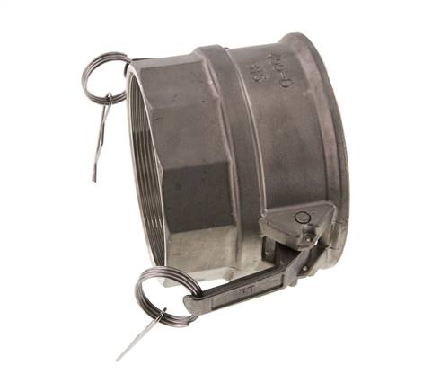 Camlock DN 140 (6'') Koppeling RvsRp 6'' met binnendraad Type D MIL-C-27487
