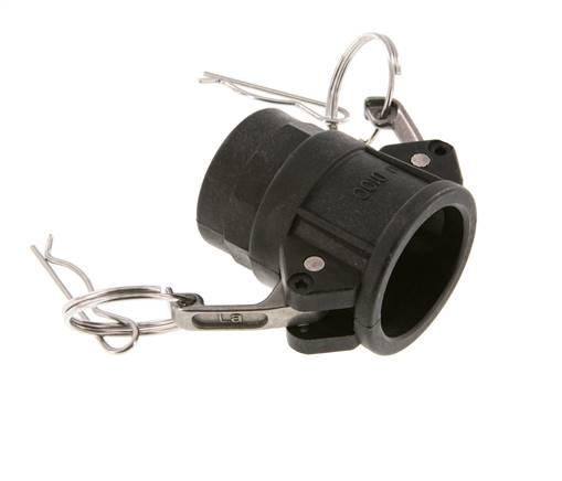 Camlock DN 25 (1'') Koppeling PolypropyleenRp 1'' met binnendraad Type D MIL-C-27487