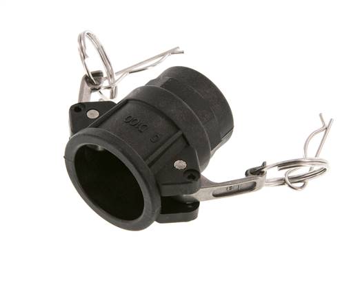 Camlock DN 25 (1'') Koppeling PolypropyleenRp 1'' met binnendraad Type D MIL-C-27487