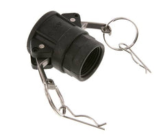 Camlock DN 25 (1'') Koppeling PolypropyleenRp 1'' met binnendraad Type D MIL-C-27487