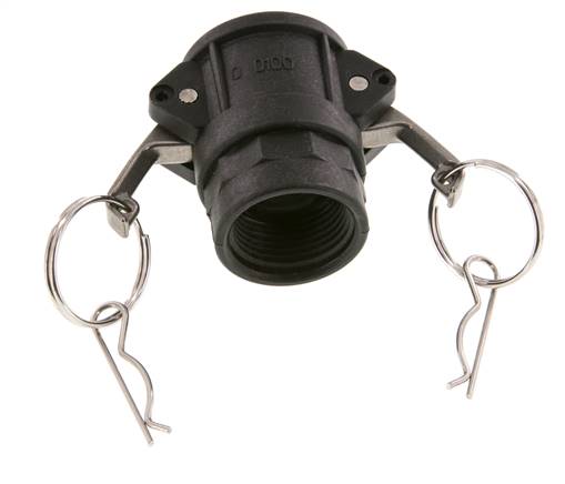 Camlock DN 25 (1'') Koppeling PolypropyleenRp 1'' met binnendraad Type D MIL-C-27487