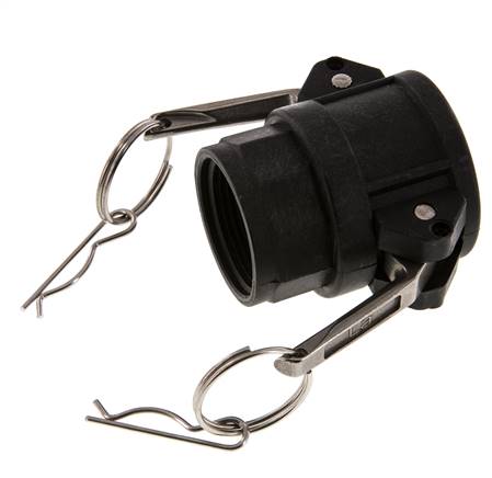 Camlock DN 32 (1 1/4'') Koppeling PolypropyleenRp 1 1/4'' met binnendraad Type D MIL-C-27487