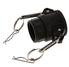 Camlock DN 32 (1 1/4'') Koppeling PolypropyleenRp 1 1/4'' met binnendraad Type D MIL-C-27487