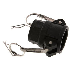 Camlock DN 32 (1 1/4'') Koppeling PolypropyleenRp 1 1/4'' met binnendraad Type D MIL-C-27487