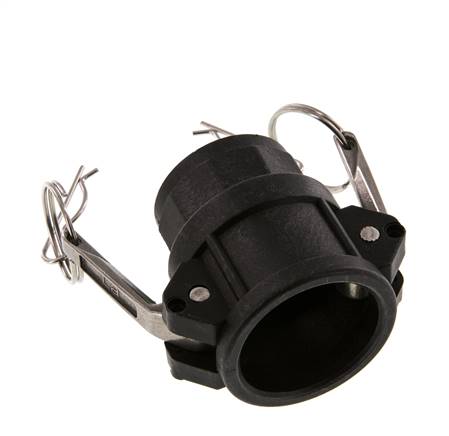 Camlock DN 32 (1 1/4'') Koppeling PolypropyleenRp 1 1/4'' met binnendraad Type D MIL-C-27487