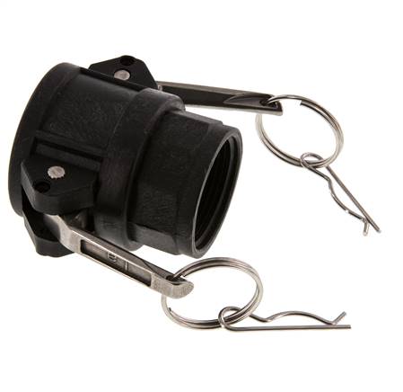 Camlock DN 32 (1 1/4'') Koppeling PolypropyleenRp 1 1/4'' met binnendraad Type D MIL-C-27487