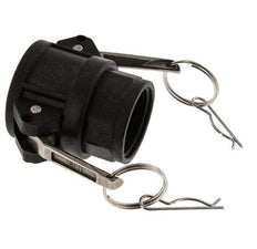 Camlock DN 32 (1 1/4'') Koppeling PolypropyleenRp 1 1/4'' met binnendraad Type D MIL-C-27487