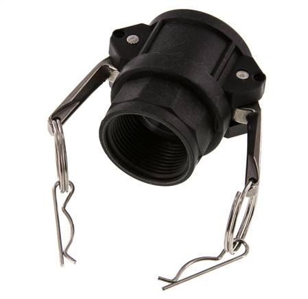 Camlock DN 32 (1 1/4'') Koppeling PolypropyleenRp 1 1/4'' met binnendraad Type D MIL-C-27487