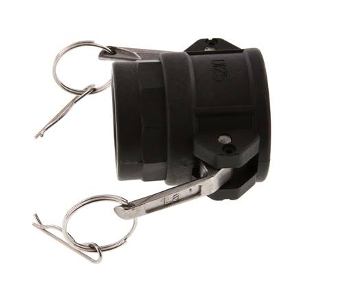 Camlock DN 40 (1 1/2'') Koppeling PolypropyleenRp 1 1/4'' met binnendraad Type D MIL-C-27487