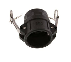 Camlock DN 40 (1 1/2'') Koppeling PolypropyleenRp 1 1/4'' met binnendraad Type D MIL-C-27487