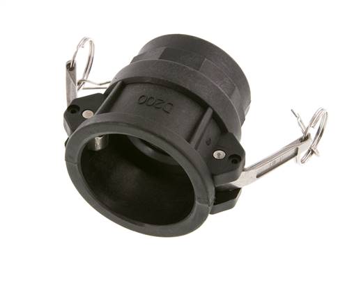 Camlock DN 50 (2'') Koppeling PolypropyleenRp 2'' met binnendraad Type D MIL-C-27487