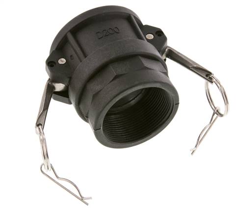 Camlock DN 50 (2'') Koppeling PolypropyleenRp 2'' met binnendraad Type D MIL-C-27487