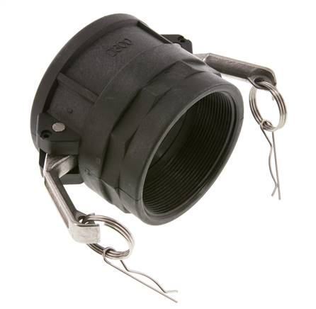 Camlock DN 75 (3'') Koppeling PolypropyleenRp 3'' met binnendraad Type D MIL-C-27487