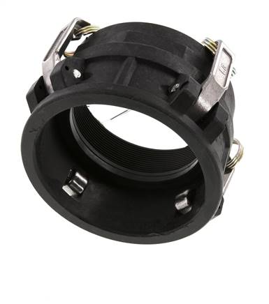 Camlock DN 90 (4'') Koppeling PolypropyleenRp 4'' met binnendraad Type D MIL-C-27487