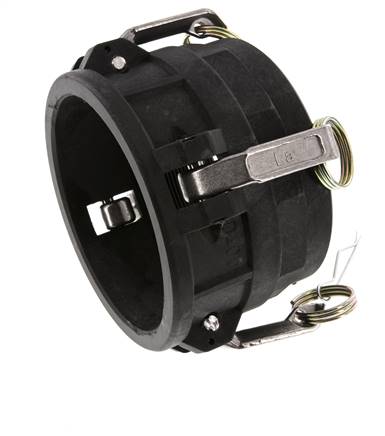 Camlock DN 90 (4'') Koppeling PolypropyleenRp 4'' met binnendraad Type D MIL-C-27487