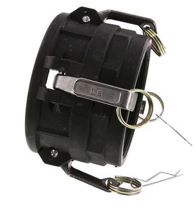 Camlock DN 90 (4'') Koppeling PolypropyleenRp 4'' met binnendraad Type D MIL-C-27487