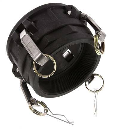 Camlock DN 90 (4'') Koppeling PolypropyleenRp 4'' met binnendraad Type D MIL-C-27487