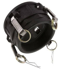 Camlock DN 90 (4'') Koppeling PolypropyleenRp 4'' met binnendraad Type D MIL-C-27487