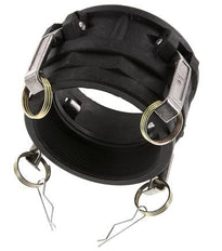 Camlock DN 90 (4'') Koppeling PolypropyleenRp 4'' met binnendraad Type D MIL-C-27487