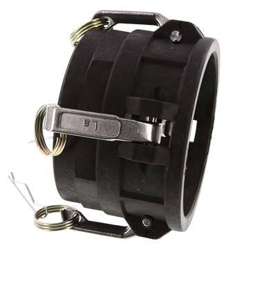 Camlock DN 90 (4'') Koppeling PolypropyleenRp 4'' met binnendraad Type D MIL-C-27487