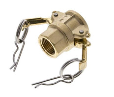 Camlock DN 15 (1/2'') Koppeling MessingRp 1/2'' met binnendraad Type D MIL-C-27487