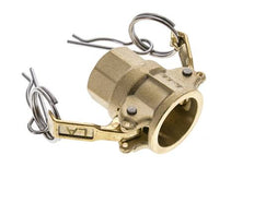 Camlock DN 15 (1/2'') Koppeling MessingRp 1/2'' met binnendraad Type D MIL-C-27487