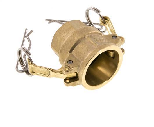 Camlock DN 20 (3/4'') Koppeling MessingRp 3/4'' met binnendraad Type D MIL-C-27487