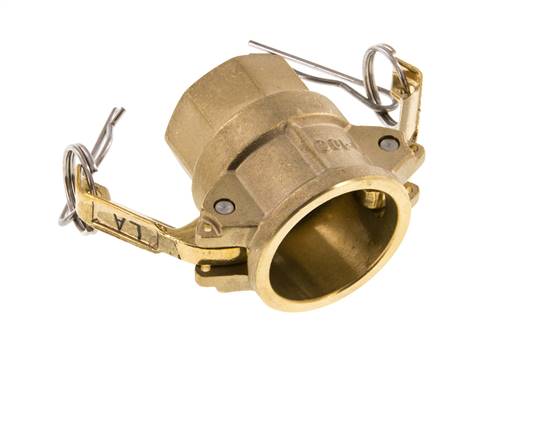 Camlock DN 25 (1'') Koppeling MessingRp 1'' met binnendraad Type D MIL-C-27487