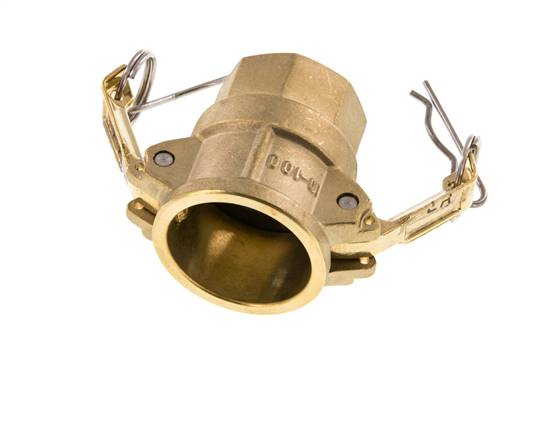 Camlock DN 25 (1'') Koppeling MessingRp 1'' met binnendraad Type D MIL-C-27487