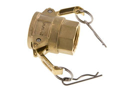 Camlock DN 25 (1'') Koppeling MessingRp 1'' met binnendraad Type D MIL-C-27487