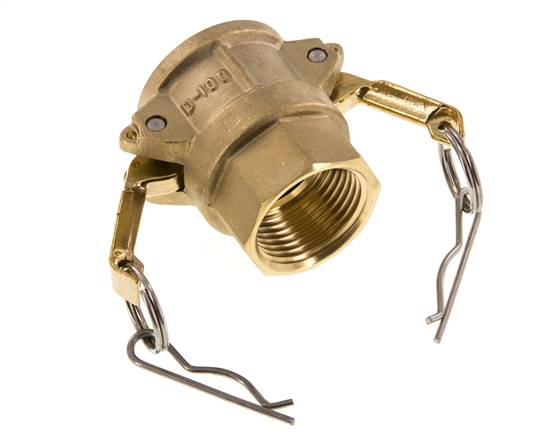 Camlock DN 25 (1'') Koppeling MessingRp 1'' met binnendraad Type D MIL-C-27487