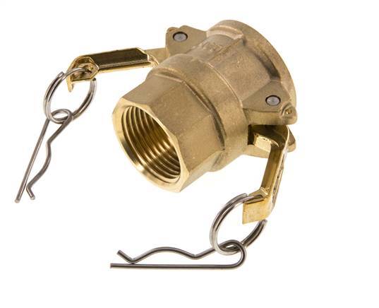 Camlock DN 25 (1'') Koppeling MessingRp 1'' met binnendraad Type D MIL-C-27487