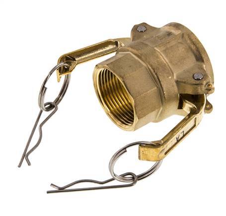 Camlock DN 32 (1 1/4'') Koppeling MessingRp 1 1/4'' met binnendraad Type D MIL-C-27487