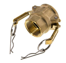 Camlock DN 32 (1 1/4'') Koppeling MessingRp 1 1/4'' met binnendraad Type D MIL-C-27487