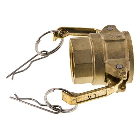 Camlock DN 32 (1 1/4'') Koppeling MessingRp 1 1/4'' met binnendraad Type D MIL-C-27487